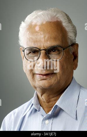 Porträt des Fotografen P K Bhatia Herr Stockfoto