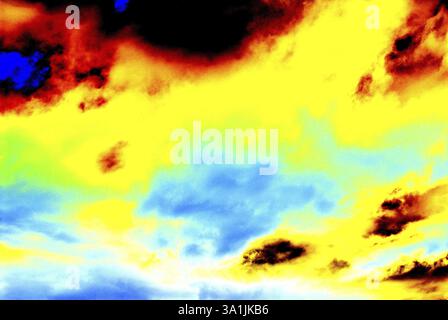 Farbenfroher Hintergrund, abstrakte Farben in Pune, Maharashtra, Indien, Asien Stockfoto