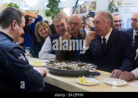 Paris, Frankreich. Februar 2025. Ffrancois Bayrou, Premierminister, nimmt am 24. Februar 2025 in Paris Teil Stockfoto