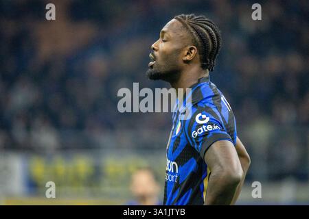 Mailand, Italien. März 2025. Marcus Thuram FC Internazionale sieht während des Spiels der Serie A FC Internazionale gegen Monza Serie A - Mailand 8. märz 2025 Credit: Kines Milano/Alamy Live News Stockfoto
