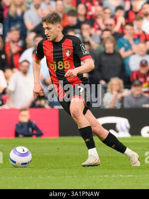 London, Großbritannien. März 2025. Tottenham Hotspur Stadium London, England - 2025. März: David Brooks aus Bournemouth während des Spiels der Premier League 2024/25 League zwischen Tottenham Hotspur FC und AFC Bournemouth im Tottenham Hotspur Stadium am 9. März 2025 in London. (Foto: David Horton/SPP) (David Horton/SPP) Credit: SPP Sport Press Photo. /Alamy Live News Stockfoto