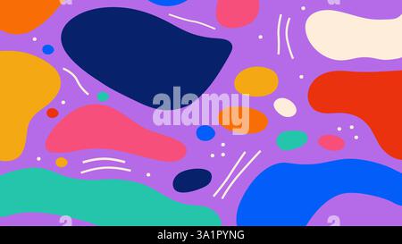 Abstrackter Hintergrund In Fettfarben Stockfoto