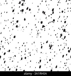Abstraktes, nahtloses Muster. Handgezeichneter Doodle-Formen-Druck Stock Vektor