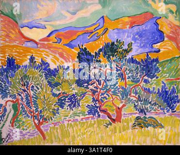 Berge in Collioure, 1905. Gefunden in der Sammlung der National Gallery of Art, Washington. Stockfoto