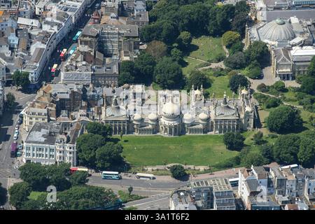 Der Royal Pavillon, gelistet in Grade I, die City of Brighton and Hove, 2024. Stockfoto
