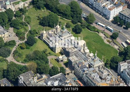 Der Royal Pavillon, gelistet in Grade I, die City of Brighton and Hove, 2024. Stockfoto