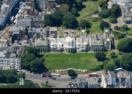 Der Royal Pavillon, gelistet in Grade I, die City of Brighton and Hove, 2024. Stockfoto