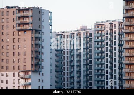 Mehrfamilienhaus in Danzig, Polen © Wojciech Strozyk / Alamy Stock Photo *** Ortsüberschrift *** Stockfoto