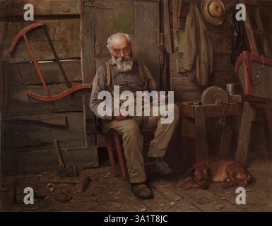 John George Brown (Amerikaner, 1831–1913) - Boat Builder - 1972,905 - Cleveland Museum of Art Stockfoto