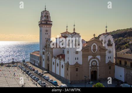 Candelaria, Spanien 12. September 2023, die Basilika von Candelaria auf der Kanarischen Insel Teneriffa Stockfoto