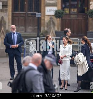 London, Großbritannien. März 2025. Geri Halliwell, kommt in Westminster Abbey für den Commonwealth Service, Tagesgutschrift: Richard Lincoln/Alamy Live News Stockfoto
