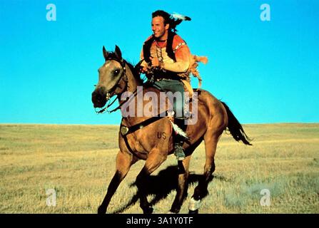 DANCES WITH WÖLVES 1990 Orion Pictures Film mit Kevin Costner als LR. John J. Dunbar Stockfoto