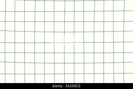 Graphen-Tintenkritzelprüfpapier. Druckbares quadratisches Rasterpapier mit Farblinien. Geometrischer Hintergrund für Schule, Verpackung, Einladungen, Karte Stock Vektor