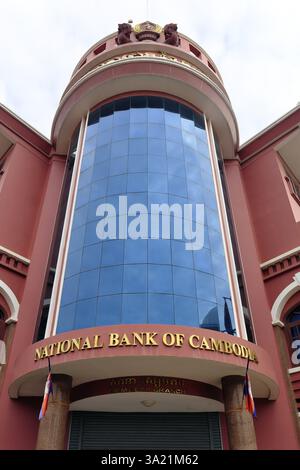 Niederlassung der Nationalbank von Kambodscha, Siem Reap, Kambodscha, Asien Stockfoto