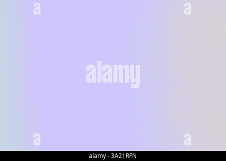 Ein sanfter, verschwommener Hintergrund in Pastellfarben mit einem sanften Übergang von hellem Lavendel zu hellem Grau. Ideal für ruhige und elegante Designs, Stockfoto