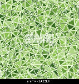 Dreiecke Vektormuster. Kleine Dreiecke. Volumenkörperformen in Rahmen. Einfarbiger Stil. Wiederholbares Muster. Stilvolle Vektorfliesen. Stock Vektor