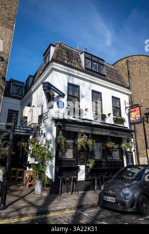 Berühmter, Jahrhunderte alter Mayflower Pub, Rotherhithe, London, England, Großbritannien Stockfoto