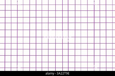 Graphen-Tintenkritzelprüfpapier. Druckbares quadratisches Rasterpapier mit Farblinien. Geometrischer Hintergrund für Schule, Verpackung, Einladungen, Karte Stock Vektor