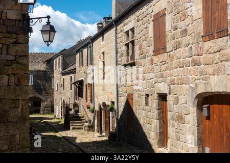 La Garde-Guérin (Südfrankreich): Befestigtes mittelalterliches Dorf Stockfoto