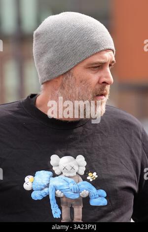 Paul Martin, der Sohn von Esther Martin, am Colchester Magistrates' Court, wegen der Verhandlung von Ashley Warren, der wegen des Todes von Esther angeklagt wird, der von zwei XL-Mobbern am 3. Februar 2024 in Jaywick, Essex, zu Tode gerettet wurde. Bilddatum: Donnerstag, 22. August 2024. Stockfoto
