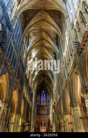 Cathédrale Saint-Etienne de Metz Stockfoto