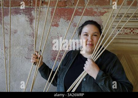 Porträt von Niviaq Korneliussen 15/02/2025 ©Basso Cannarsa/opale.Photo Stockfoto