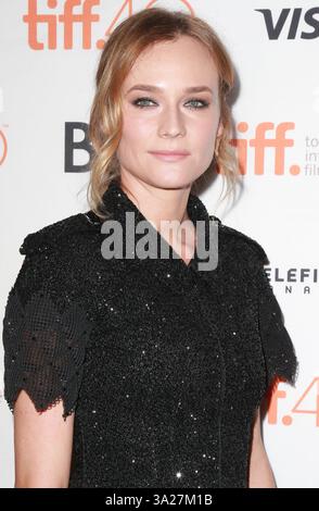 Diane Kruger, Norman Reedus, Trevor Peterson, Q'Orianka Kilcher, Fabienne Berthaud bei der TIFF-Premiere von „Sky“ in Toronto. 16. September 2015 Stockfoto