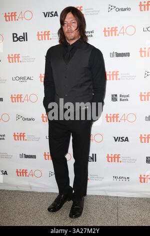 Diane Kruger, Norman Reedus, Trevor Peterson, Q'Orianka Kilcher, Fabienne Berthaud bei der TIFF-Premiere von „Sky“ in Toronto. 16. September 2015 Stockfoto