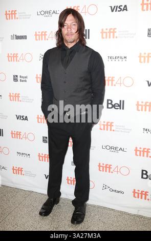 Diane Kruger, Norman Reedus, Trevor Peterson, Q'Orianka Kilcher, Fabienne Berthaud bei der TIFF-Premiere von „Sky“ in Toronto. 16. September 2015 Stockfoto