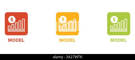 Symbol für das Geschäftsmodell Stock Vektor