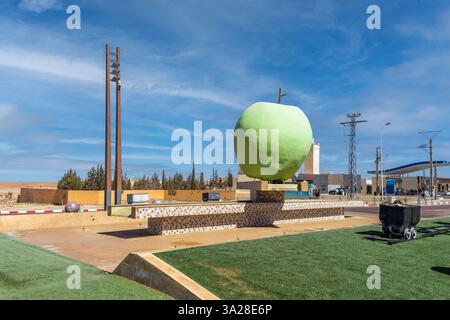 Midelt ist eine marokkanische Stadt in der Region Meknes-Tafilalet. Das Stadtzentrum liegt auf einer Höhe von 1464 Metern über dem Meeresspiegel. Stockfoto