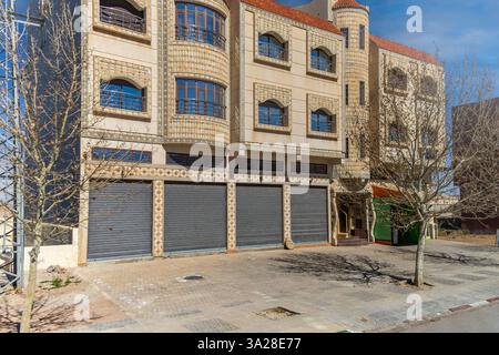 Midelt ist eine marokkanische Stadt in der Region Meknes-Tafilalet. Das Stadtzentrum liegt auf einer Höhe von 1464 Metern über dem Meeresspiegel. Stockfoto