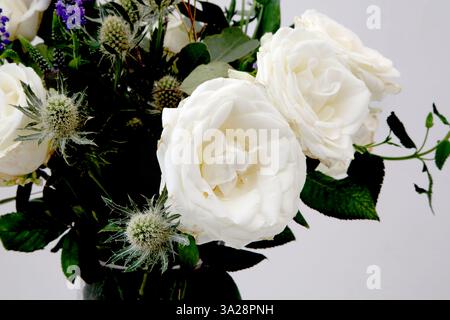 Blumenstrauß in einer Vase Stockfoto