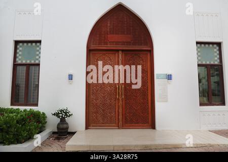 Bait Al Oud Museum Old Muscat Grand House, entworfen, um die ehemalige Hauptresidenz der Familie in Muscat im Bait Al Zubair Museum Old Muscat OM widerzuspiegeln Stockfoto