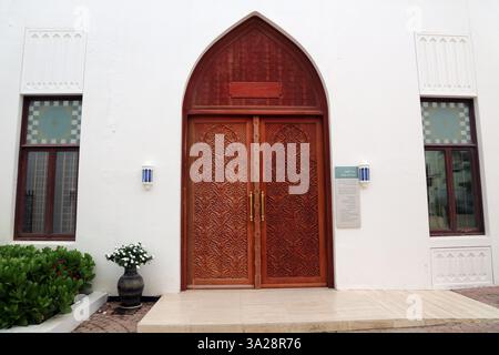 Bait Al Oud Museum Old Muscat Grand House, entworfen, um die ehemalige Hauptresidenz der Familie in Muscat im Bait Al Zubair Museum Old Muscat OM widerzuspiegeln Stockfoto