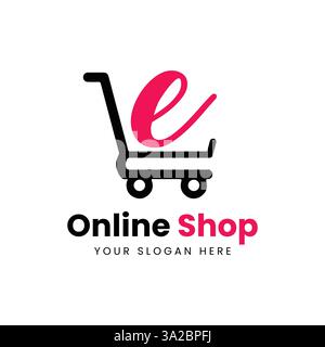 Warenkorb – Illustrationssymbole Stock Vektor