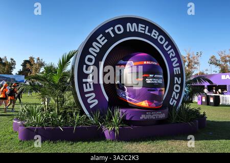 Melbourne, Australien. März 2025. Atmosphäre des Kreislaufs. 13.03.2025. Formel-1-Weltmeisterschaft, Rd 1, Grand Prix Von Australien, Albert Park, Melbourne, Australien, Vorbereitungstag. Quelle: James Moy/Alamy Live News Stockfoto
