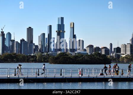 Melbourne, Australien. März 2025. Atmosphäre des Kreislaufs. 13.03.2025. Formel-1-Weltmeisterschaft, Rd 1, Grand Prix Von Australien, Albert Park, Melbourne, Australien, Vorbereitungstag. Quelle: James Moy/Alamy Live News Stockfoto