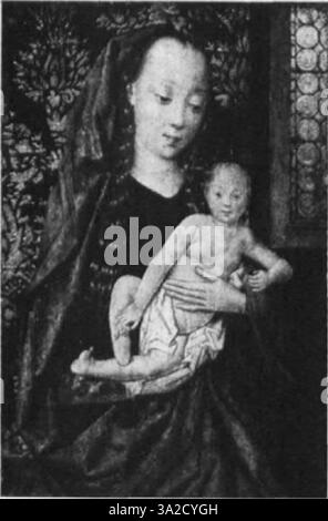 Dieses Stück zeigt eine religiöse Erzählung mit akribisch detaillierten Figuren vor einem Hintergrund, der Tiefe und naturalistische Lichteffekte betont. Stockfoto