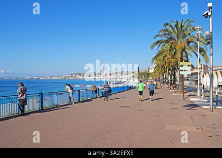 Promenade in Nizza, Frankreich, Nizza Stockfoto