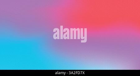 Moderner abstrakter Hintergrund. Farbenfroher dynamischer blauer orange rosa lila Wellenhintergrund. Hintergrund für Banner- oder Posterdesign Stock Vektor