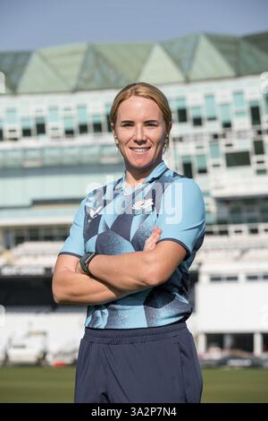 Lauren Winfield-Hill. Yorkshire CCC Fotoruf. Headingley Stadium, Leeds, Großbritannien. Mark P Doherty/Gefangene Lichtfotografie. Stockfoto