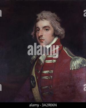 Arthur Wellesley als Lieutenant Colonel, ca. 26 Jahre alt, im 33. Regiment. Porträt von John Hoppner. Er sollte der 1. Duke of Wellington werden. Stockfoto