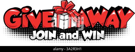 Werbebanner mit festlicher Geschenkbox. Postervorlage zur Werbeaktion für Geschenkangebote. Es ist an der Zeit, in E-Commerce und sozialen Medien zu verschenken. Vektor auf Transp Stock Vektor