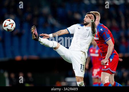 Rom, Italien. März 2025. Taty Castellanos von SS Latium im Achtelfinale der UEFA Europa League 2024/25 im zweiten Leg-Spiel zwischen SS Latium und FC Viktoria Plzen im Stadio Olimpico am 13. März 2025 in Rom. Quelle: Giuseppe Maffia/Alamy Live News Stockfoto