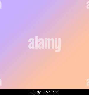 Hintergrund mit violettem Farbverlauf. Pfirsichfarbener Übergang. Hintergrund für Vektorfarbe. Glattes, minimalistisches Design. Stock Vektor