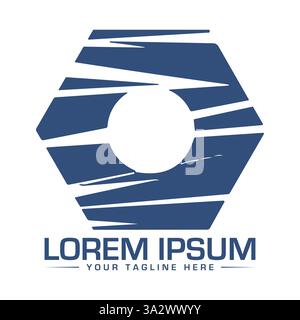 Design Des Technischen Logos Stock Vektor