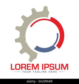 Logo-Design Reparieren Stock Vektor