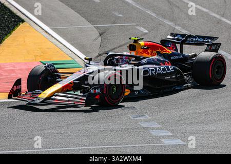 Malbourne, Australien. Februar 2025. Liam Lawson (NZL) - Redbull Racing RB21 - Honda RBPT während der Trainingssitzung am Freitag des Grand Prix 2025 von Louis Vuitton in Australien; Albert Park, Melbourne, Australien, 14. Bis 16. März 2025 Credit: Alessio de Marco/Alamy Live News Stockfoto