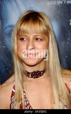 November 2003 - Westwood, KALIFORNIEN, VEREINIGTE STAATEN - K33954FB . GOTHIKA PREMIERE IM MANN VILLAGE. THEATER IN WESTWOOD, CA. 13.11.2003. FITZROY BARRETT/ 2003.KATHLEEN MACKEY(Kreditbild: © Globe Photos/ZUMAPRESS.com) Stockfoto